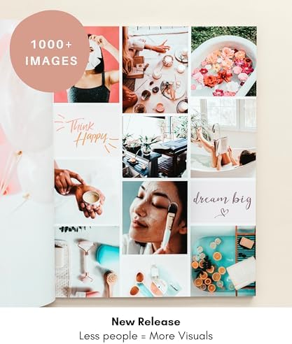 Lamare Vision Board Book -1000+ Images, Vision Board Supplies for Women