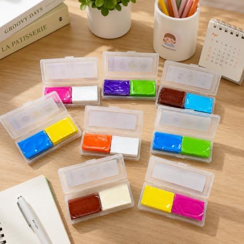 Scented Kneaded Erasers, 10 Colors & 10 Scents, Soft Kneadable Erasers for Drawing, Sketching, Graphite & Charcoal, Putty Eraser with Individual Storage Cases (8, 10 Colors)