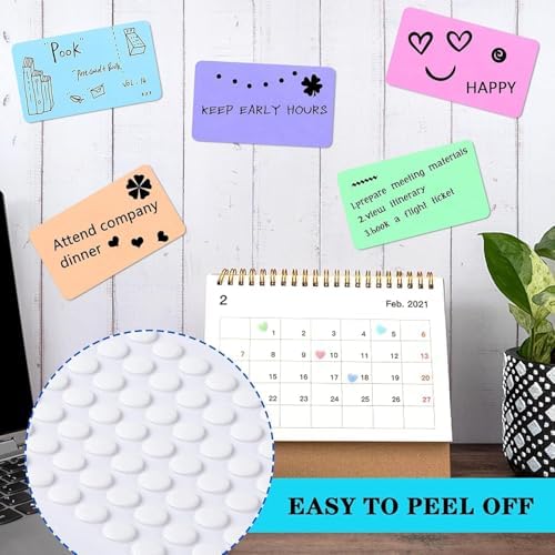 JANYUN 6 mm Sticky Dots,140 Pcs Round Putty Clear Tape for DIY Crafts