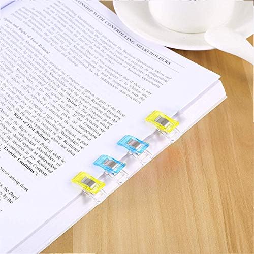 Yalis 100 Pcs Premium Sewing Clips Multipurpose Sewing Accessories Quilting Supplies Crafting Tools, Assorted 9 Bright Colors (A)
