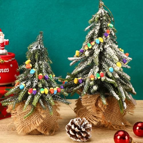 300Pcs Christmas Bulbs Polymer Clay Beads for Jewelry Making