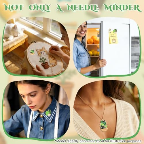WUSUTE 3 Pack Needle Minders for Cross Stitch