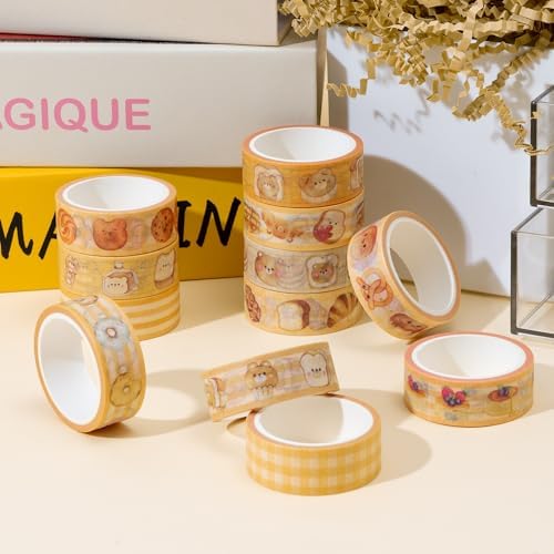 12Rolls Bakery Bless Washi Tape DIY Crafts Self Adhesive Scrapbook