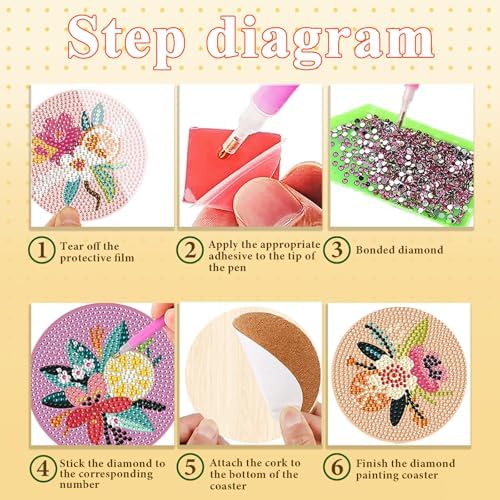 Gem Dots Craft Arts Supplies Party Home Decor 8pcs