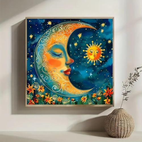Lophomie Diamond Art Kits for Adults, 5D Diamond Painting Kits 14x14 in