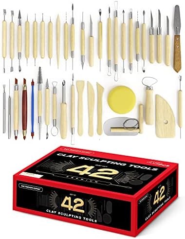 S & E TEACHER'S EDITION 42 Pcs Polymer Clay Tools
