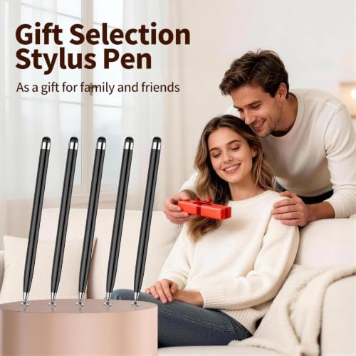5PCS Stylus Pen for Touchscreen,Lightweight 2 in 1 Design
