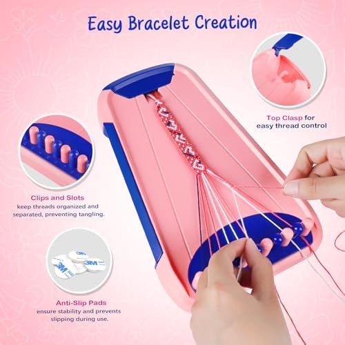 CEUCAL Bracelet Making Kit for Girls 8-12 - Friendship Bracelet Kit
