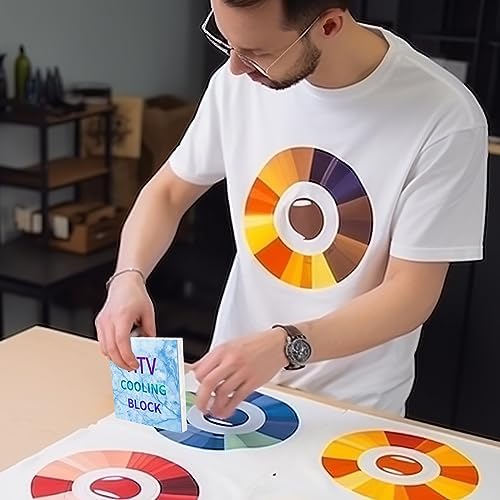 HTV Cooling Block – Fast Cooling Vinyl Craft Tool Heat Press Accessories and Supplies for Heat Transfer Vinyl, Sublimation HTV, DTF Film and Heat Transfer Paper