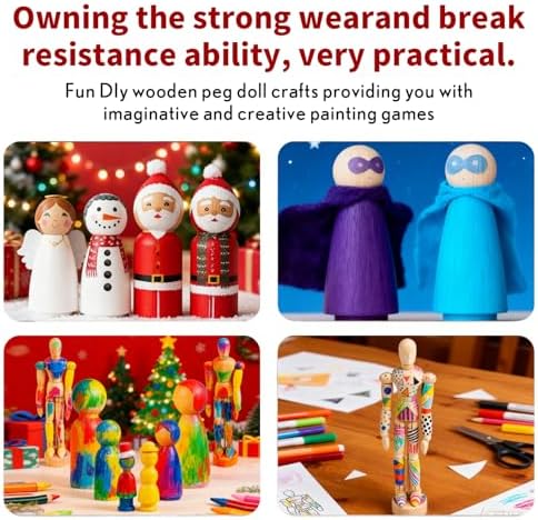 Drawing Mannequin,Mini Posable Wooden Figurines Dummy,Art Drawing Figure Model Dolls for Home Office Desk Décor Sketching Painting,Body Action Figure Artists Gifts,8-Pack