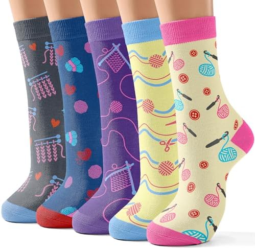Jeasona Women's Cute Socks Fun Gifts for Wife Mom Daughter Girlfriend