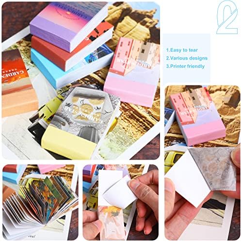LOKIPA 300 Sheets Washi Sticker Set, Aesthetic Washi Stickers for Journaling Decorative Stickers for Scrapbooking DIY Arts Crafts