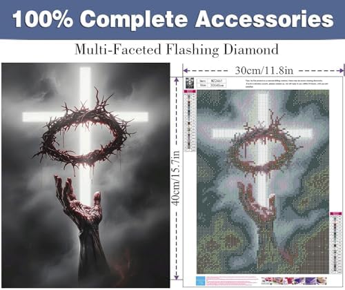 ijbnhd Diamond Art Kits for Adults Jesus Diamond Painting Kits