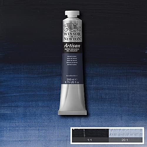 Winsor & Newton Artisan Water Mixable Oil Paint, 200ml, Payne's Grey