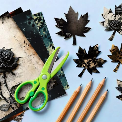 Aesthetic Scrapbook Paper Vintage Pattern 24 Sheets 6 x 6 Inch Scrapbook Supplies,Single-Sided Paper Supplies for DIY Crafts, Card Making, Art Journaling