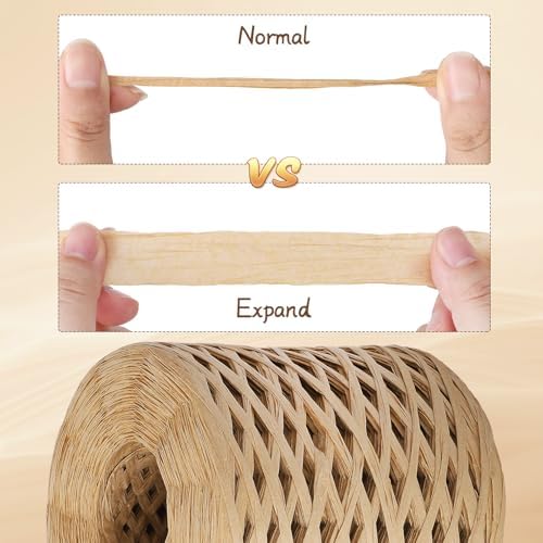 woric Raffia Ribbon 262 Yards (787 Feet) Raffia Yarn Craft Ribbon