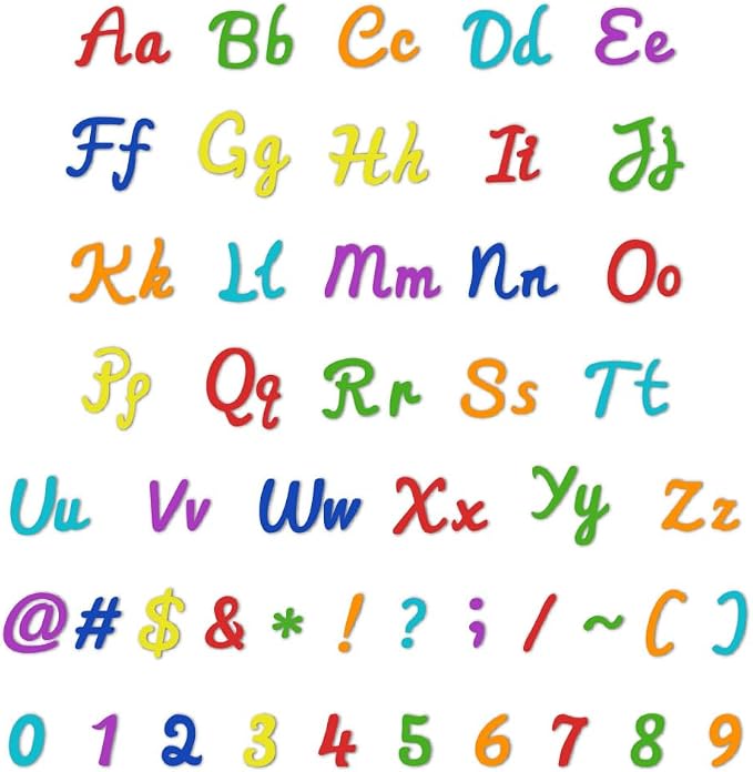 74pcs Alphabet A~Z Cutting Dies 26 Letters Card Making Die Cut Number Words Carbon Steel Die Cuts Stencils Card Scrapbooking Embossing Template Dies for DIY Craft Album Birthday Gift Decor