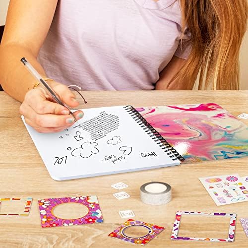 JOiFULi DIY Journal Set for Girls Gifts Ages 8 9 10 11 12 13 Years Old and Up (Pack of 2)