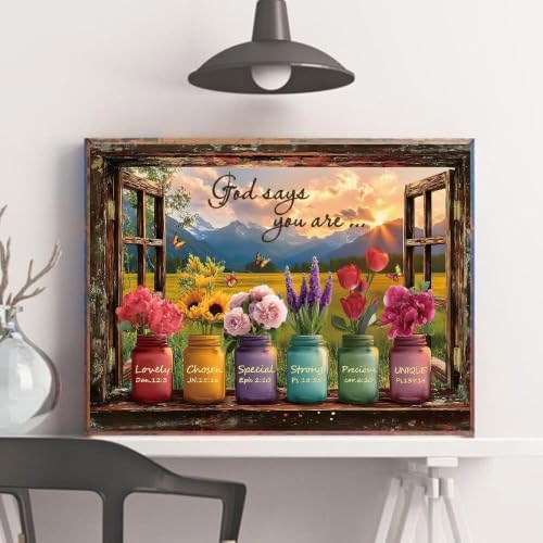 Square Diamond Painting Art Kits, FlowerDIY Square Diamond Art Home Decor