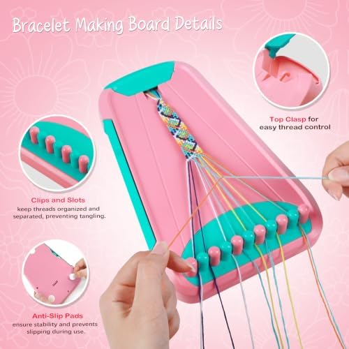 CEUCAL Bracelet Making Kit for Girls 8-12 - Friendship Bracelet Kit