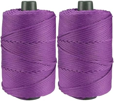 400gram Purple Art Yarn Cord Polyester Yarn Macrame Knitting Crocheting DIY Bags Crochet Basket Summer Hat Craft Cord
