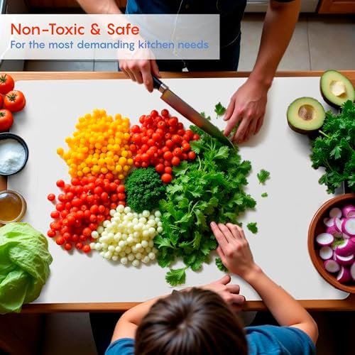 MonsterMat Extra Large Flexible Kitchen Mat – 23.4" x 35.6" x 0.08" – Ultra Thin Chopping Board, durable, Non-Slip, and Versatile Kitchen Extra Large Cutting Board and Craft Cutting Mat (2)