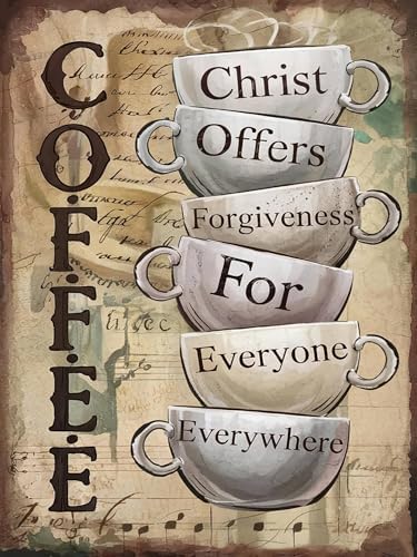 mrpwnle Coffee Diamond Art Kits for Adults Christian Diamond Painting Kits