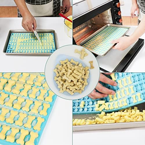 Dog Treat Silicone Mold, Mini Bone Mold for Baking and Freezing