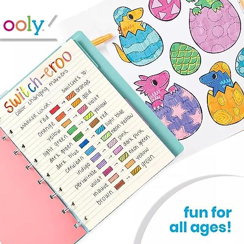 Ooly Switch-Eroo Magic Color Changing Markers, Set of 12