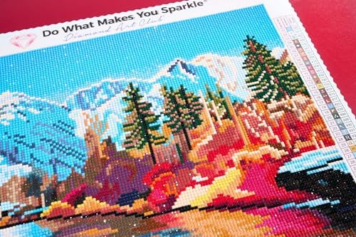 DIAMOND ART CLUB Autumn in Leavenworth Diamond Art Kits for Adults