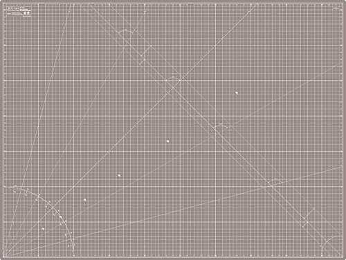 Elan Cutting Mat A0 Black & Taupe, Extra Large Self Healing Cutting Mat 36 x 48 Inch, 5-Ply Craft Board Black, Hobby Board for Crafts 36x48 Inch