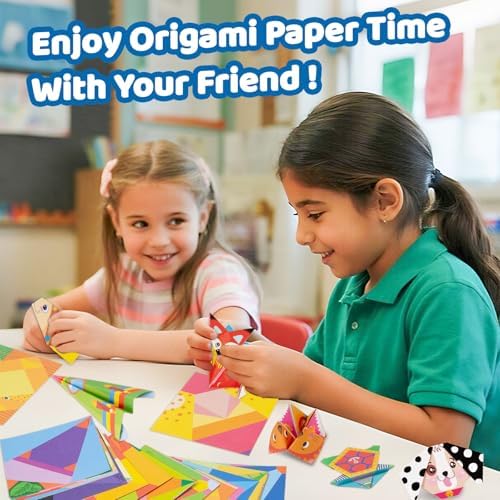 hapray Origami Kit for Kids 5-12, 152 Origami Paper Kit with Origami Book | DIY Art and Craft Projects with 72 Patterns, Video Tutorial & book, Beginners Origami Kit for Kids 5-8 8-12, Gifts Boy Girl