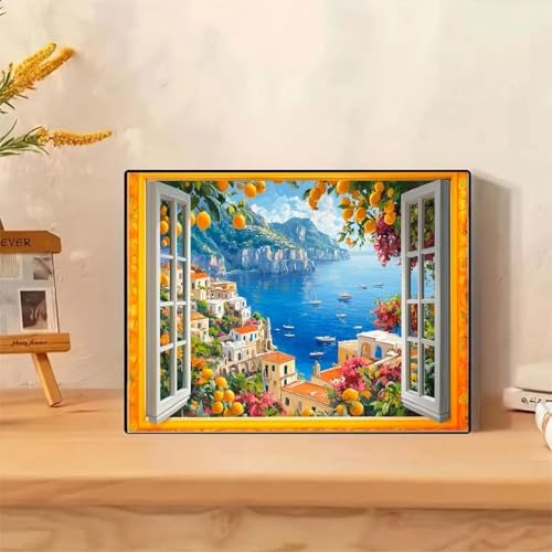 niurenmaoyi Scenery Paint by Numbers Kit for Adult Beginner,20X16in