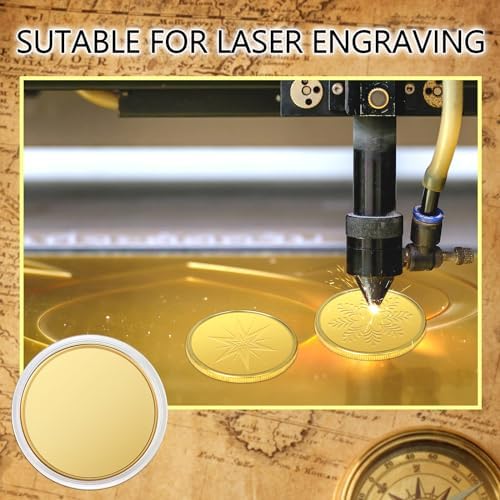 10 Pcs Blank Challenge Coin, Engraving Blanks Coins