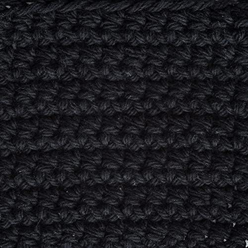 Lily Sugar'n Cream Cone Cotton Yarn for Dishcloths, Black