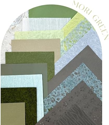 30 Pcs Handmade A5 Textured Scrapbook Paper and Mesh, Junk Journal Supplies