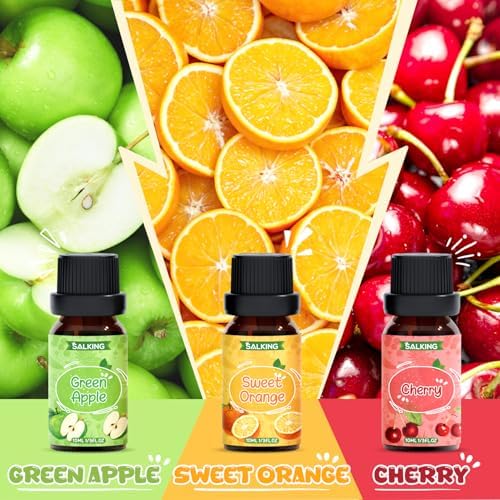 SALKING Fruity Fragrance Oils Set, Essential Oils for Diffuser for Home