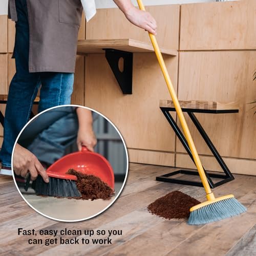 FlashDry Super Spill Absorbent, 5L Bucket with Dispenser Lid, 100% Organic Coco Coir, Landfill Safe, OSHA Approved, Ideal for Absorbing Oil, Paint, Grease in Garages, Kitchens, Janitor Kits, Pack of 2