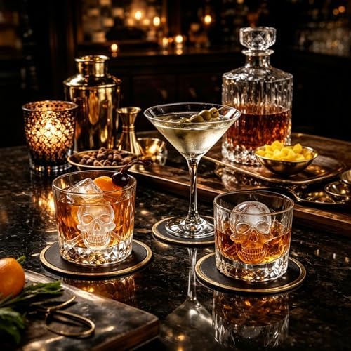 Skull Ice Cube Mold 12 Cavity, Skull Ice Cube Tray