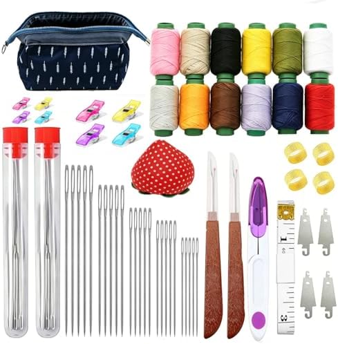 86PCS Sewing Kit for Adults, Complete Hand Sewing Supplies with Storage Bag