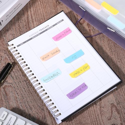 240 Pcs Sticky Index Tabs, Colored Book Tabs for Notebooks, 1.8×1 Inch