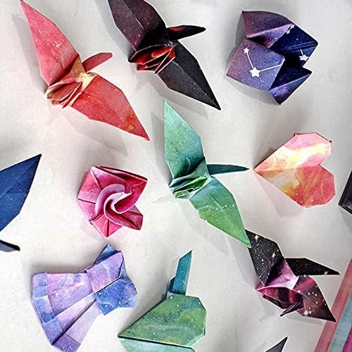 Origami Paper Kit for Kids Adults, 200 Sheets, 3.74*3.74in | Starry Double-Sided, Square Origami Paper, DIY Decoration, Scrapbook Decor, Folding Crafts
