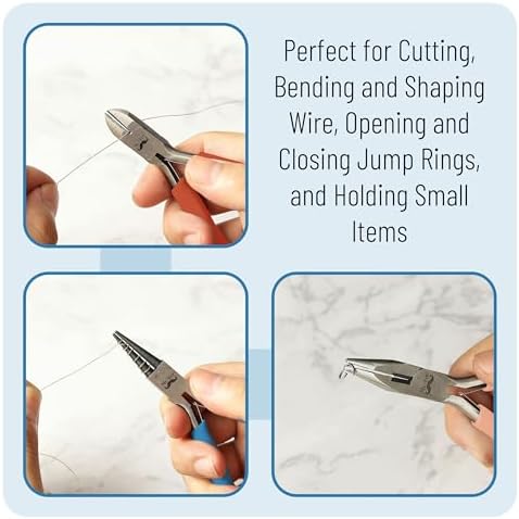 Mr. Pen- Pliers for Jewelry Making, 3 Pack, Chain Nose