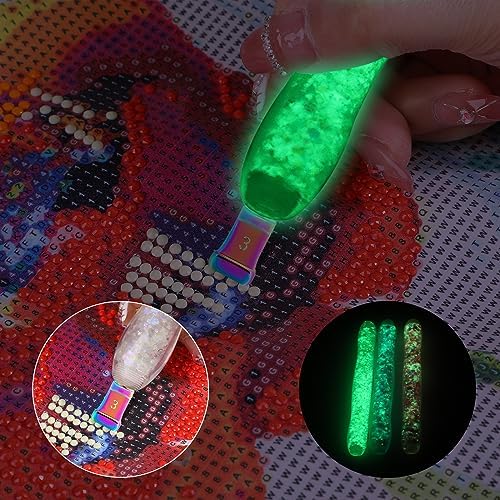 DoreenBow 13Pcs Diamond Art Tools Glow in The Dark Diamond Art Accessories