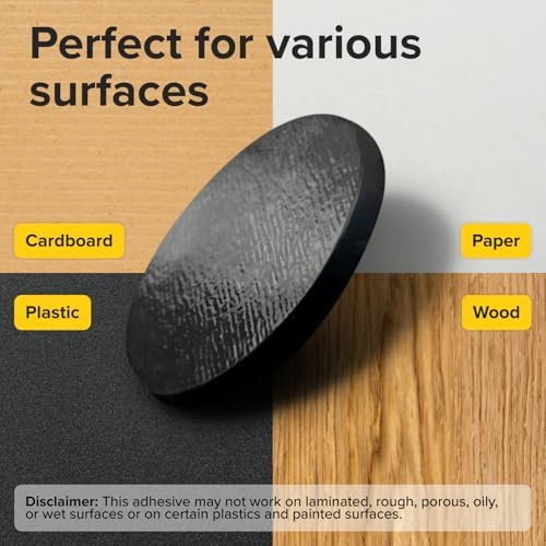 Sticky Flexible Adhesive Magnets for Crafts, 0.8"x0.08" (20x2mm), 36 pcs