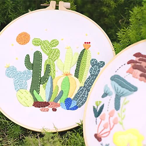 HAND U JOURNEY Basic Embroidery Kit, 28 Stitch Techniques
