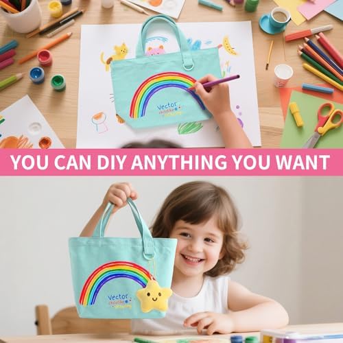 1 | 12 | 24 Pack Small Canvas Tote Bags, Mini Tote Bags Bulk for Women, DIY Blank Reusable Cute Sublimation Tote Bag