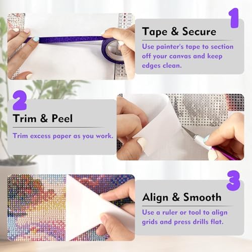 FANGZH Diamond Painting Accessories Kit: 5-in-1 Diamond Art Tools