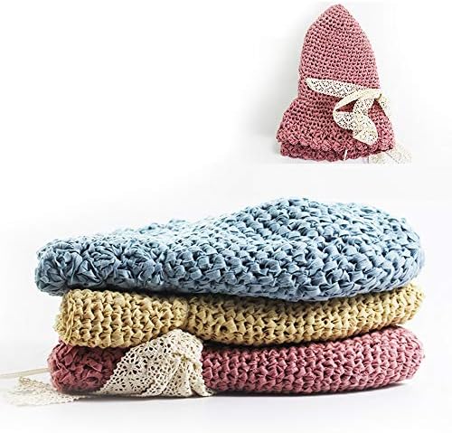 NICEEC 3 Skeins Kraft Paper Yarn 474yds/5.3oz - Pink