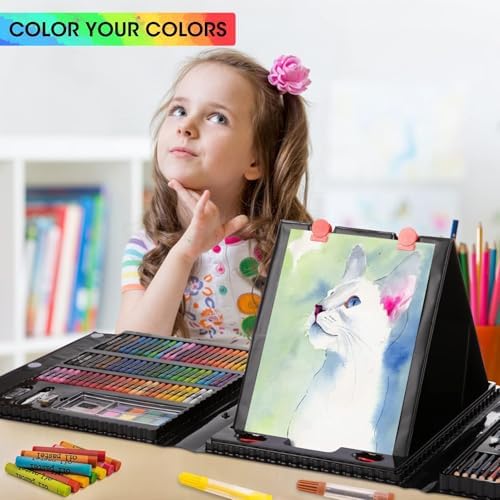 VigorFun Art Supplies 240 PCS, Art Set Crafts Drawing Kits for Kids Teens